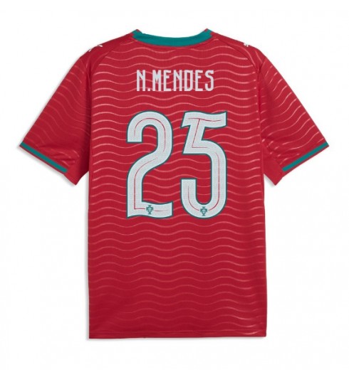 Portugali Nuno Mendes #25 Kotipaita MM-kisat 2026 Lyhythihainen Portugali Nuno Mendes #25 Kotipaita MM-kisat 2026 Lyhythihainen